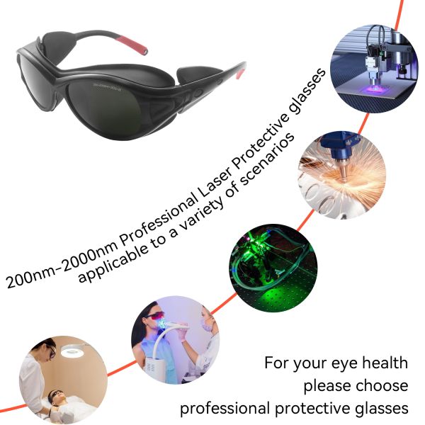 laser protective glasses laser glasses GOGGLE GLASSES 1064nm safety glasses laser lenses protect laser 200-2000nm OD3+ laser protection LASER SAFETI GLASSES laser lenses protect laser ipl glasses