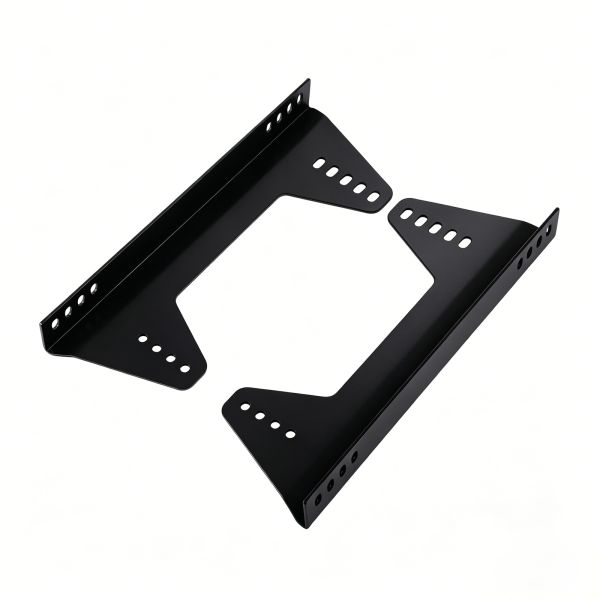 Universal Side Mount Sim Racing Seat Bracket Fitting High Strength Black Powder Coated