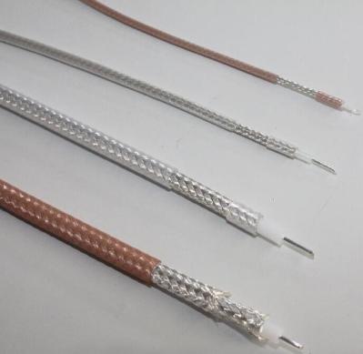 Copper Mini Coaxial Power Cable PFA / FEP Insulation High Frequency Transmission