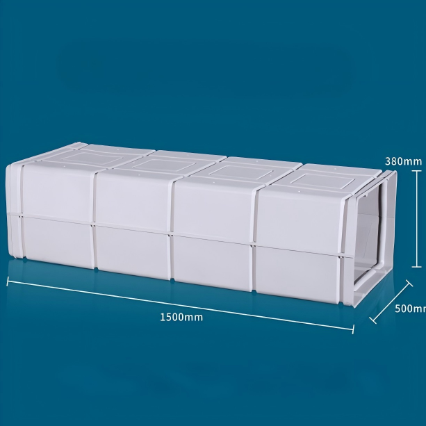 Ventilation Straight Pipe Air Cooler Evaporative Air Conditioning Ventilation Duct Industrial Evaporative Air Cooler Duct System