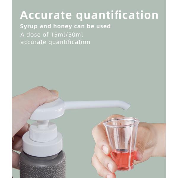 UKR30 43-400 de cierre suave Salsa de la bomba / grado alimenticio certificado por el laboratorio alemán TUV 10cc 15cc 20cc 30cc