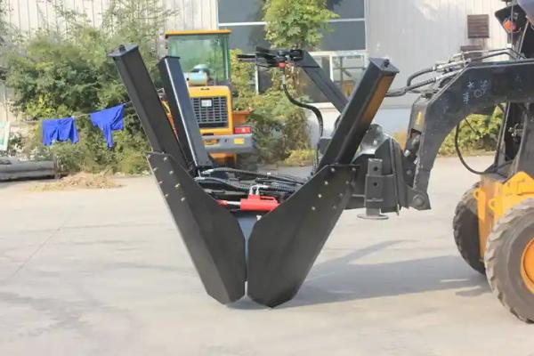 0.01m3- 12m3 tree spade attachment for skid steer Plantation