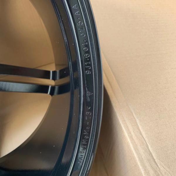 Black 21 Inch Original Upgrade Parts Alloy Genuine Wheels For Porsche Tayacan