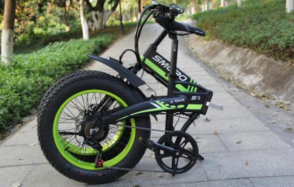 7 Speed 20 Inch Fat Tire Folding Electric Bike With 10.4Ah Lithium Battery