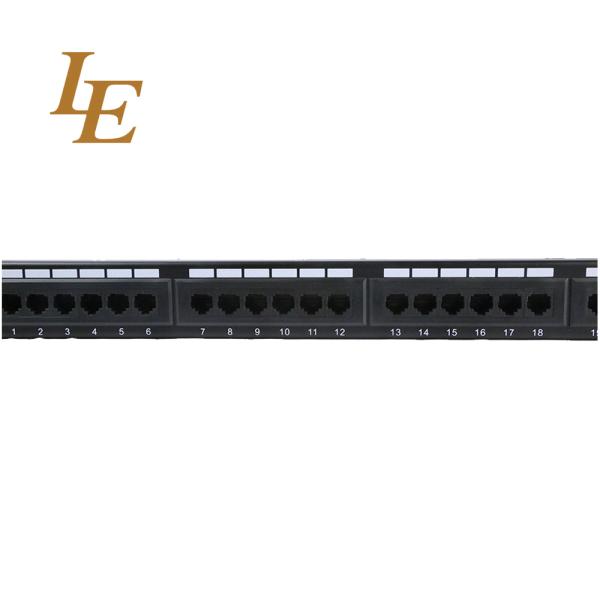 1U UTP 24ポート Cat5E Cat6 UTP パッチパネル
