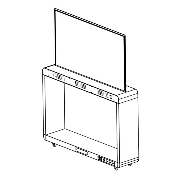 Custom Base Size 55-inch floor-to-ceiling horizontal transparent display oled SKD Supplier Factory