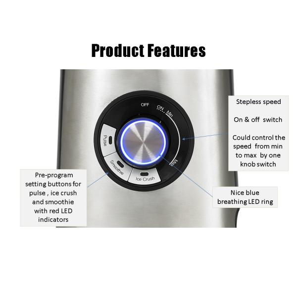 BL815 1200W GS EK1 Standard stainless steel high power blender