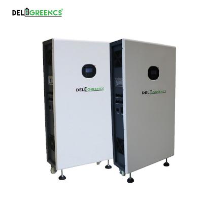 O FCC 48V 4.8kwh 4000 dá um ciclo LiFePO4 ESS com o inversor puro incorporado da onda de seno