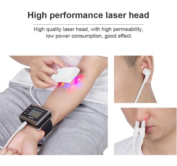 Medical Multifunction Low Level Laser Therapy Watch For Tinnitus Otitis Rhinitis