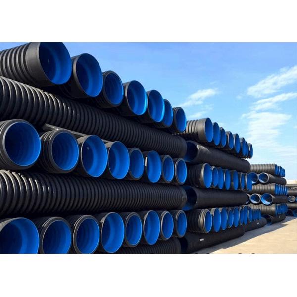 Проектировать HDPE труб дренажа HDPE гофрировал 400 500mm двойную трубу стены