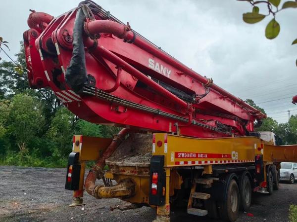 2019 56m Camion à pompe à béton Camion à pompe à sable à bras Mélangeur de béton pour camions Mercedes-Benz