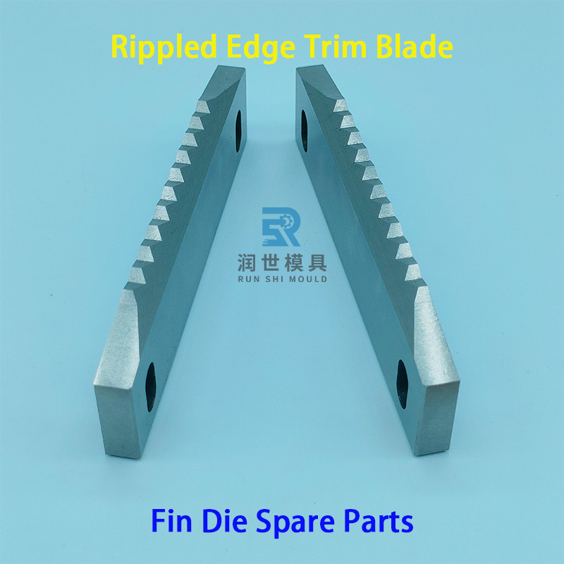 Customized Fin Die Spare Parts Lower Rippled Edge Trim Blade Advanced Slitting Technology
