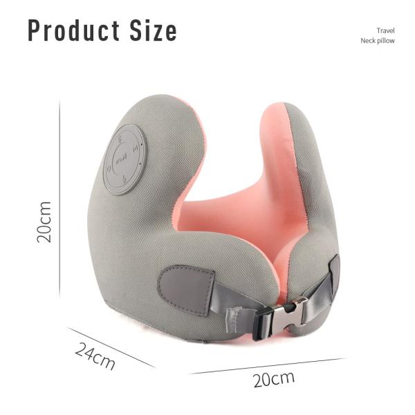 Memory Foam Neck Pillow with Bluetooth Music Function and Celebrities Pattern Design