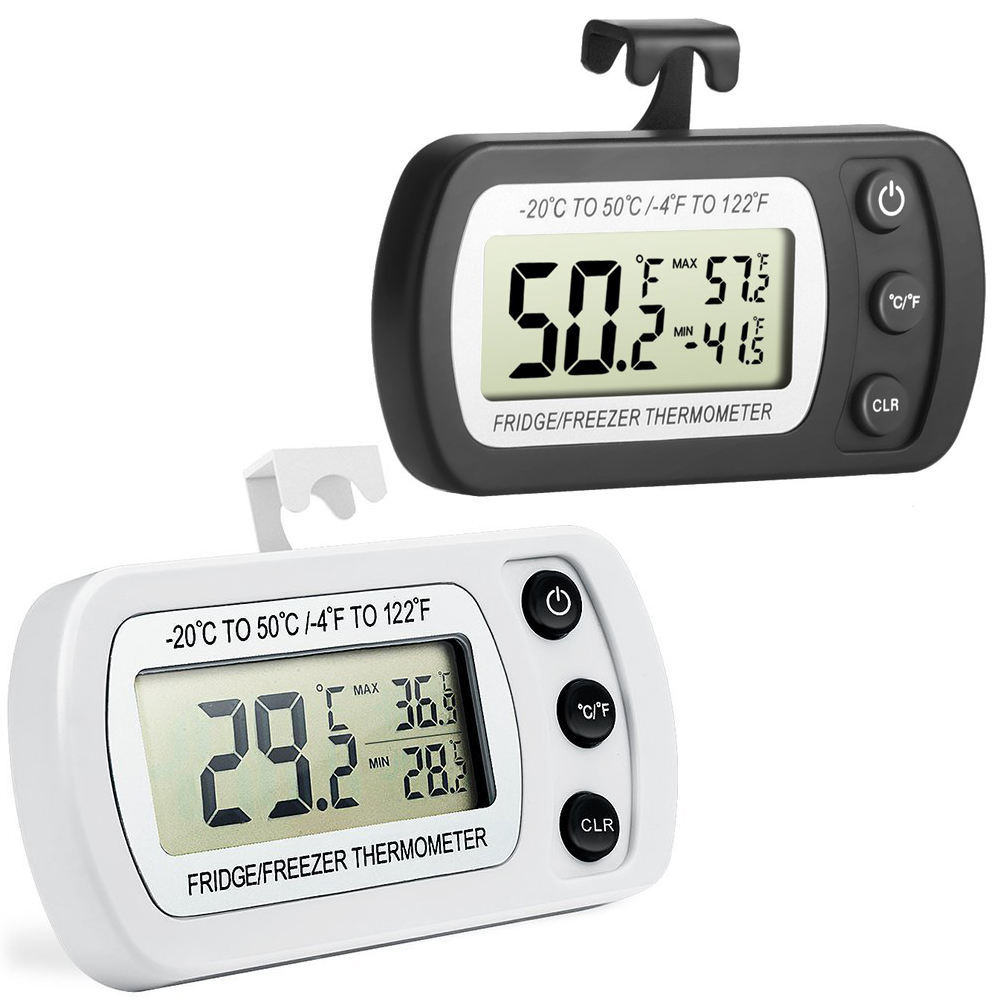 DTH-94 LCD Display -20℃～50℃ Digital Wall Refrigerator Thermometer Hygrometer Temperature Humidity MeterFor Fridge Freezer Cold Chain Transportation