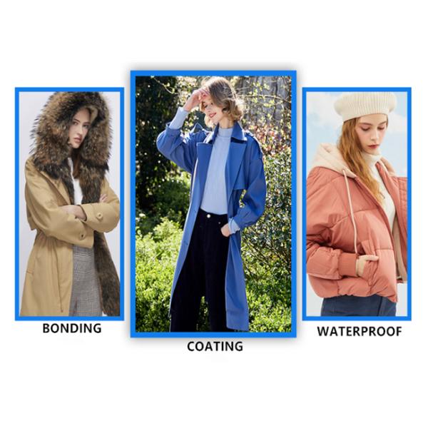 Повторно использованная ткань куртки зимы Eco 50D полиэстера ЛЮБИМЦА T400 водоустойчивая