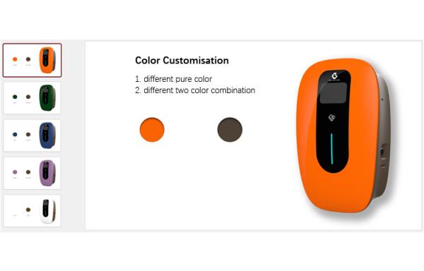 RFID Card Type 2 7kw EV Charging Point 220V AC OCPP 1.6 Json