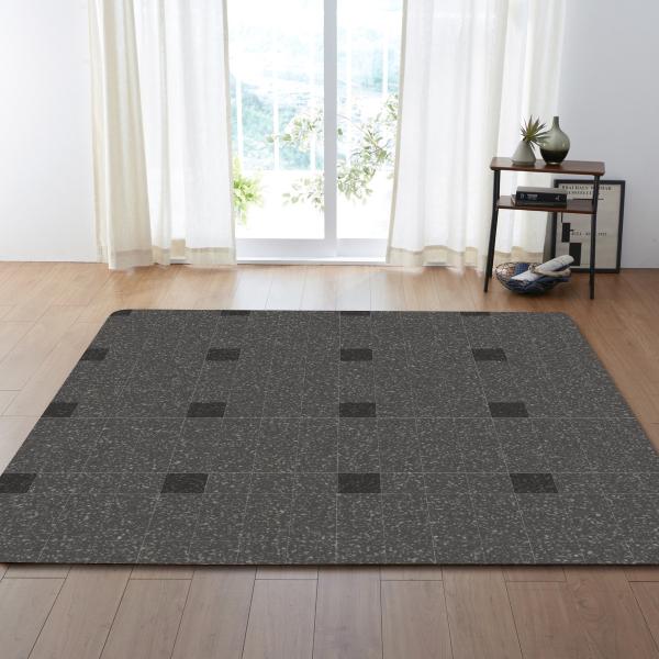 Checkered Modern Living Room Rugs Polyester fiber Square Dining Room Rugs