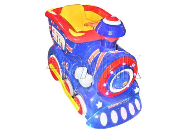 British Train Coin Pusher Game Machine Electric Kids Car 12 Month Warranty