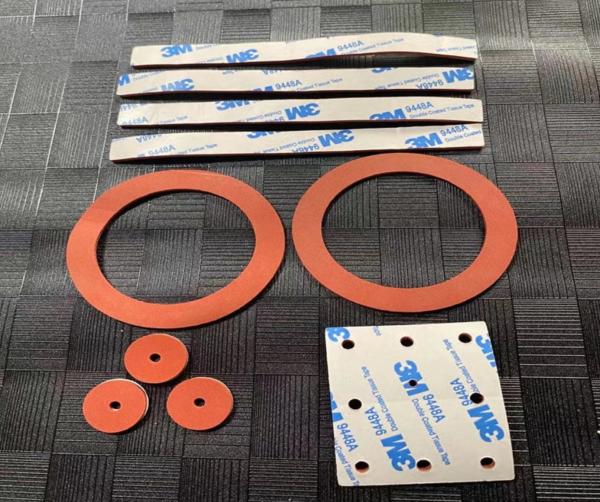 Food Grade Silicone Rubber Washers Closed Cell Silicone Foam Gasket