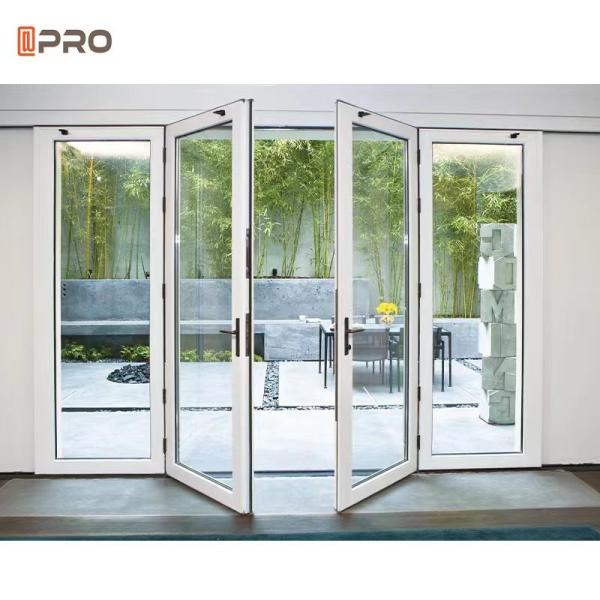 Custom Aluminium Double Glass Sliding Door Windproof Waterproof