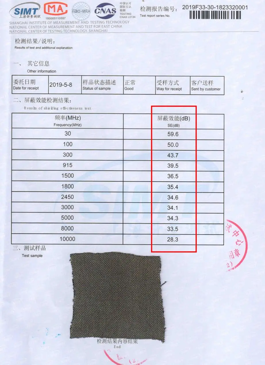 Shielding Anti-electromagnetic Radiation Scarf EMF RF Protection Shawl Women Gift Oeko CE