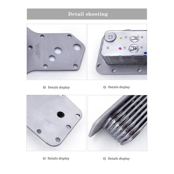 6735612110 3918176 Engine Oil Cooler Core For Komatsu 6D102 Cummins 6BT