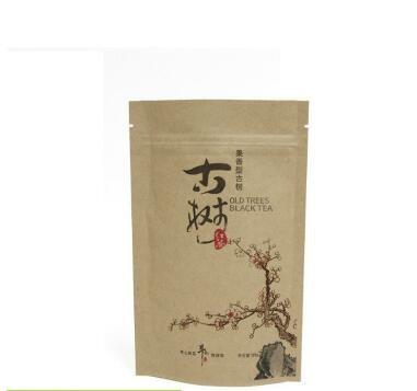 100% eco-friendly material new design custom kraft paper coffee bag with square bottom