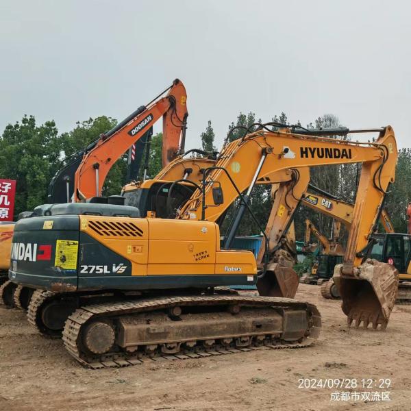 Used HYUNDAI 60w-7 Construction Equipment Excavator Wheeled Digging Machine