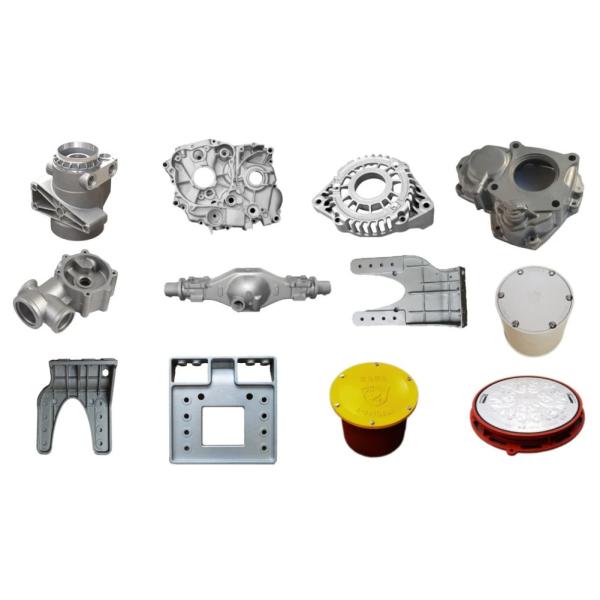 BY-0110 Vertical Pressure Chamber Aluminum Alloy Auto Spare Parts Die Cast Component