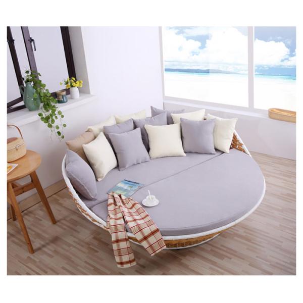 Powder Coated Aluminum Double Lounge Daybed with Canopy Customized and Chic