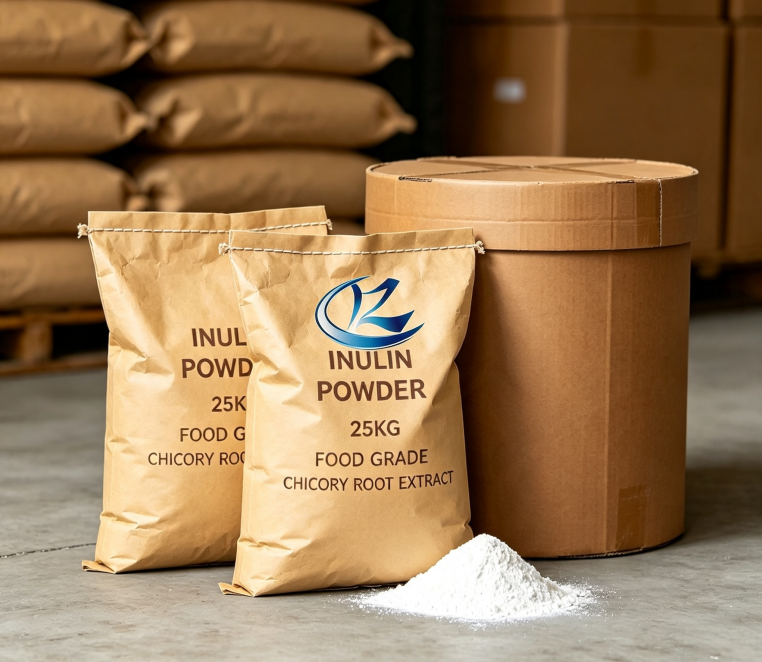 Beverage Bakery Nutraceutical High Purity Inulin Powder 90%~95% Chicory Root Inulin Prebiotic Fiber