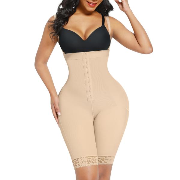 HEXIN Calcinha de controle de compressão alta para mulheres para Thong Body Shaper