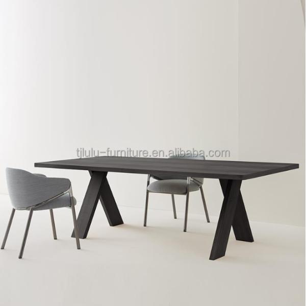 Wooden Pine Wood Table Set for Modern Executive Office Dining in Luxury Sturdy Style