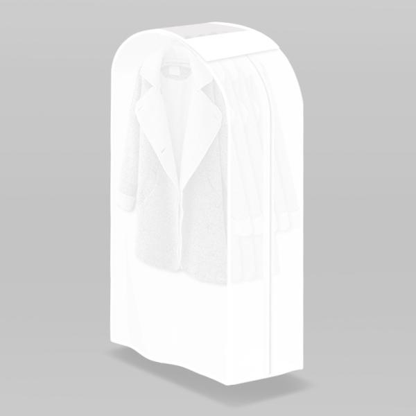 Puting Suit dress covers 3D home storage protect cover travel bagdurable customized Stereo dust jacket big bag white