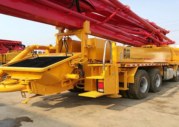 Poder diesel caminhão usado de Volvo do crescimento do caminhão 42m Putzmeister da bomba concreta
