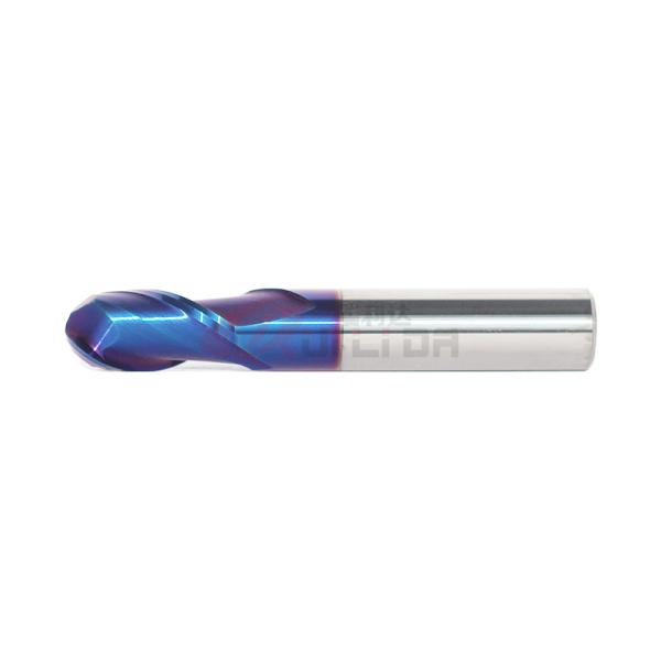 2 Flutes Ball Nose End Mill Hrc65 1/4 6mm For Heated Die Steel