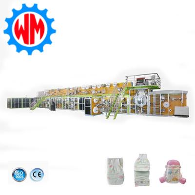 Intelligent Control High Speed Baby Diaper Making Machine Professional Design with CE