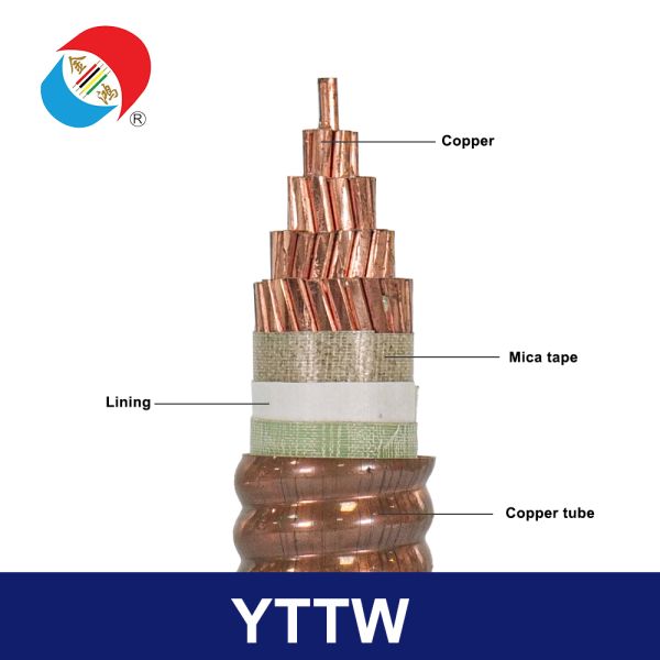 Orange Halogen Free Fire Resistant Cable YTTW 2~5 Core X1.5mm2~630mm2