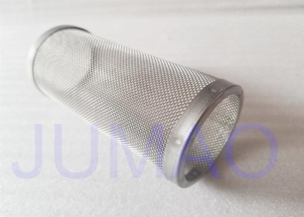 Food Industry Stainless Steel Wire Mesh Filter Tube From 1um - 500 um