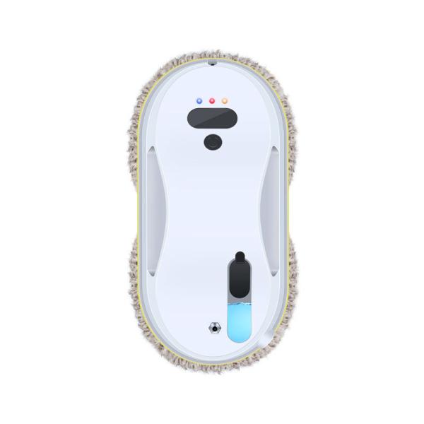 Robot de nettoyage de fenêtres à panneau solaire doté d'un pulvérisateur d'eau intelligent et d'une tension AC110-240V