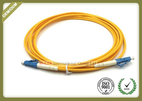 LC UPC Fiber Optic Patch Cord  High Return Loss For Jumper Connection