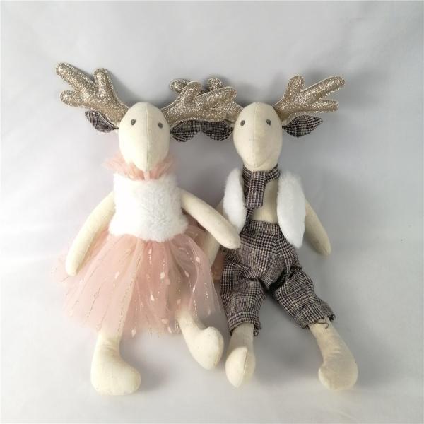 PP Хлопок Рождество Плюшевые игрушки Baby Huggable Loveable Юбка Elk чучело