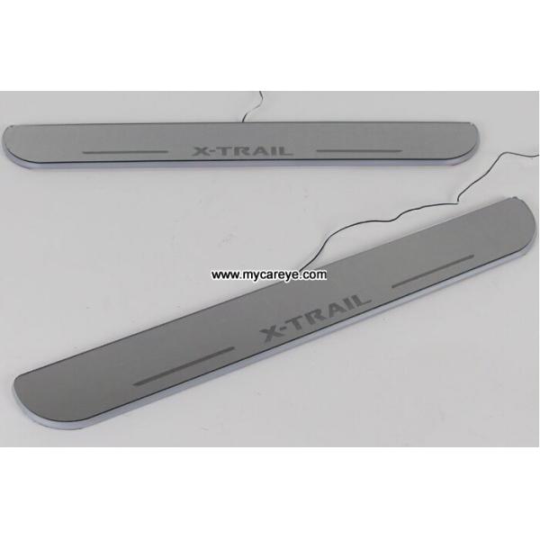 Nissan X-Trail car pedal set LED lights pedal car step Moving door scuff