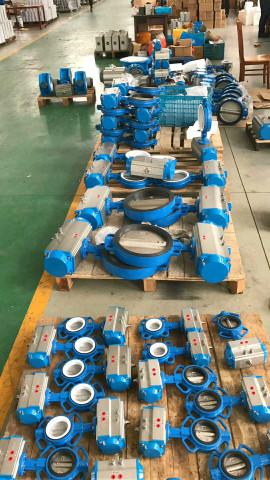 6 Inch Pneumatic Rotary Actuator Valve