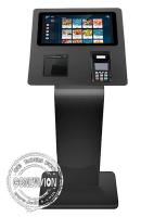 Lector Receipt Printer de la tarjeta de crédito de la posición quiosco del servicio del uno mismo de 15,6 pulgadas con la cámara