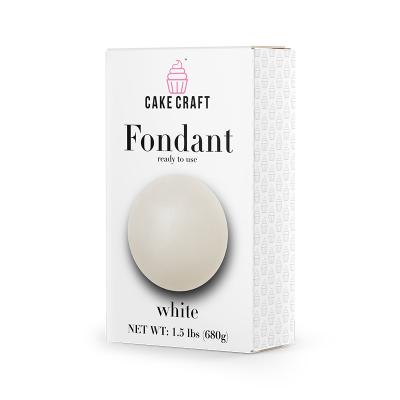 Kosher Certified White Fondant Icing / Soft Ready To Roll White Icing 680g 1.5lbs