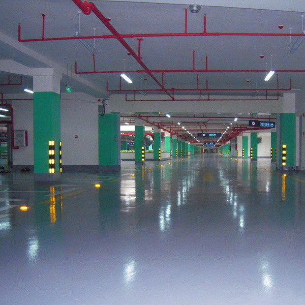 Waterproof Car Park Epoxy Flooring Single Color Anti Abrasion