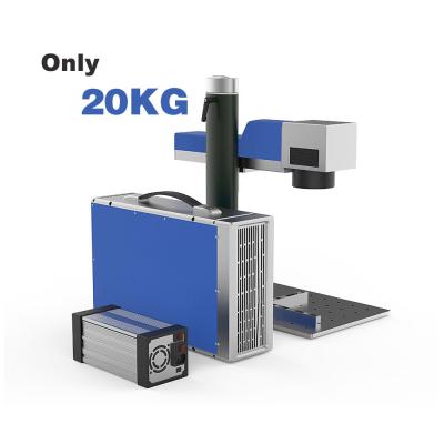 máquina de gravura de aço inoxidável do laser da fibra de 12000mm/S 2000nm no metal