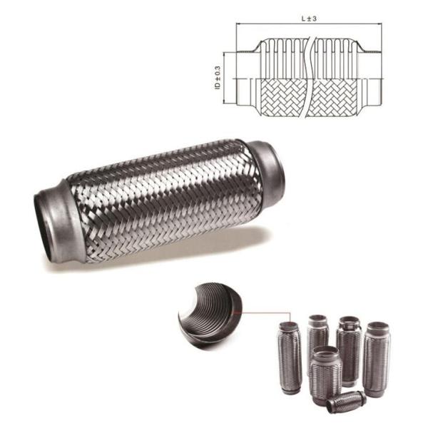 Externe fait sur commande d'acier inoxydable Flex Exhaust Pipe Inner Bellow tressé pour le moteur de camion