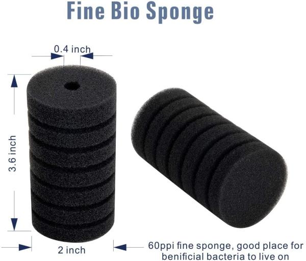 Sponge Aquarium Water Filter  For 10 Gallon Tank